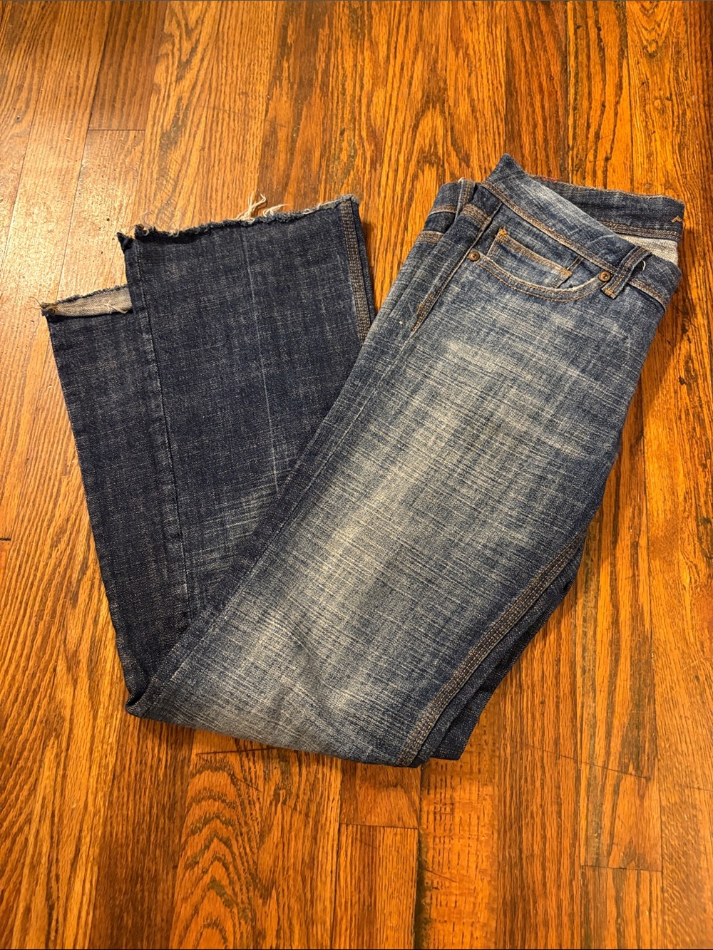 🎉7 For All Mankind Women's Straight-Leg Jeans in Faded Blue Wash